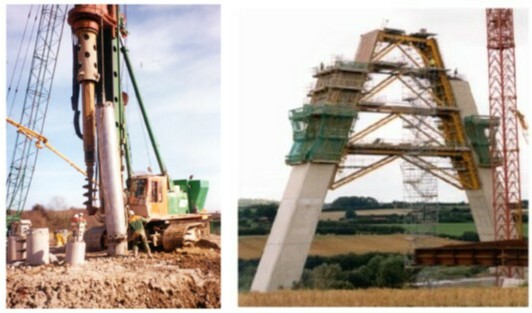 Mary McAleese Bridge piling